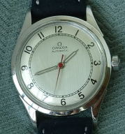 Stainless Omega bumper cal 351 circa 1949